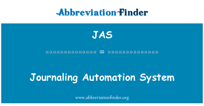 JAS: Journalføring automasjonssystem