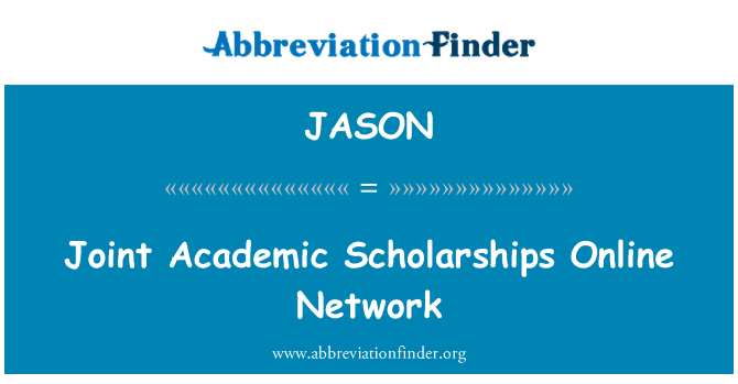 JASON: On-line síť společné akademická stipendia