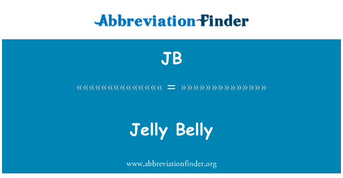 JB: Jelly Belly