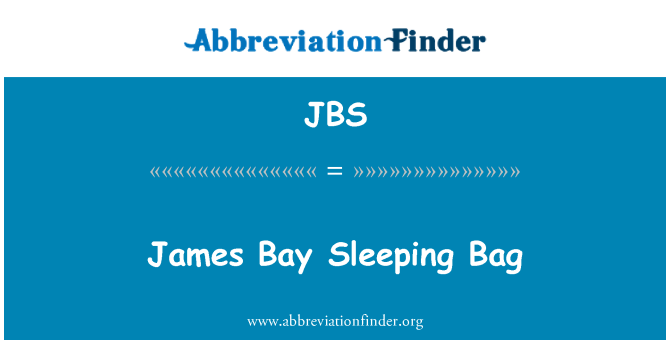 JBS: Beg tidur James Bay