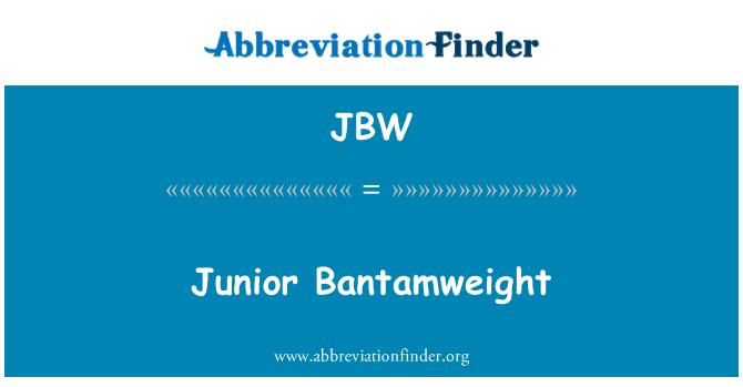 JBW: Jinyò Bantamweight