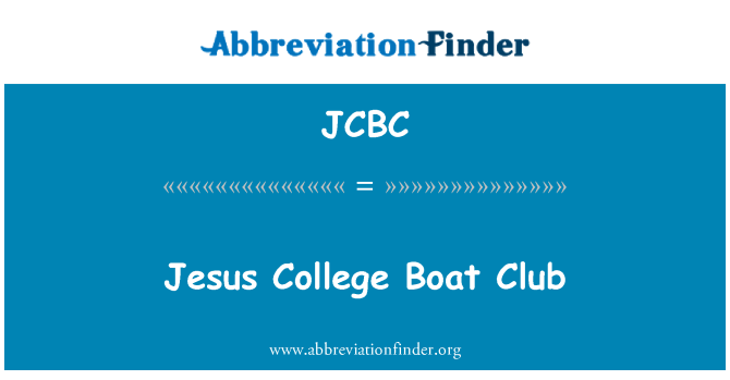 JCBC: Jesus College Boat Club