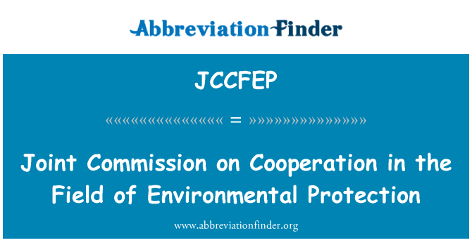 JCCFEP: Sosyete sou koperasyon nan jaden pwoteksyon anviwònman