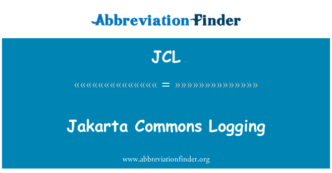 JCL: Jakarta Commons skovhugst