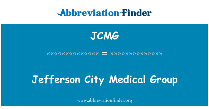 JCMG: Jefferson City Medical Group