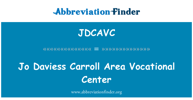 JDCAVC: Jo Daviess Carroll oblast odborné centrum