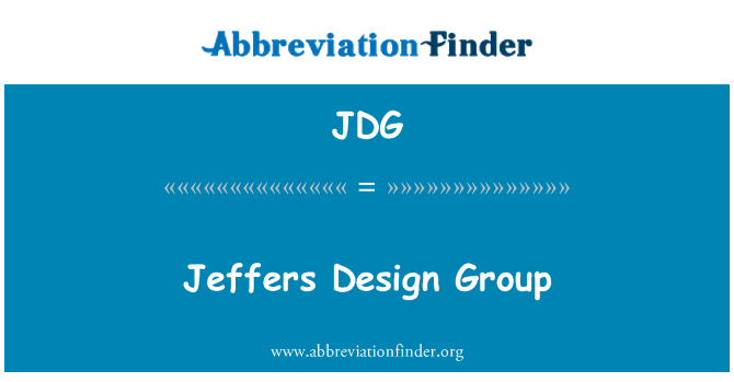 JDG: Jeffers tasarım grubu