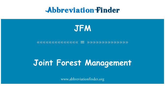 JFM: Forest commune Gestion