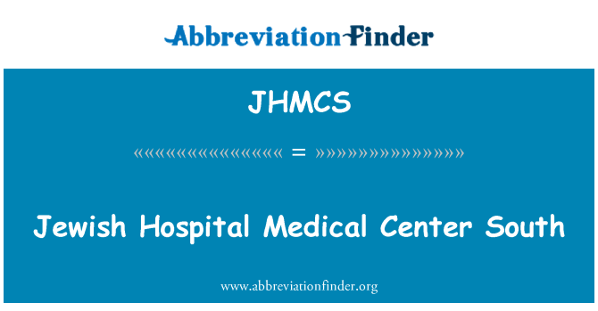 JHMCS: Juutalainen Hospital Medical Center Etelä
