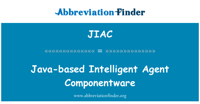 JIAC: Componentware ki chita nan Java ajan entèlijan