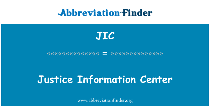JIC: Правосъдието информационен център