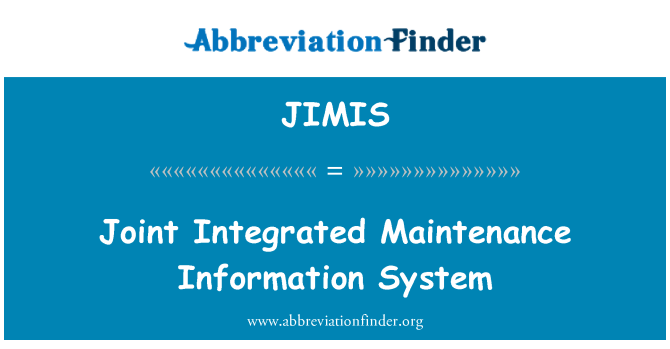 JIMIS: Apvienotās integrētās apkopes informācijas sistēma