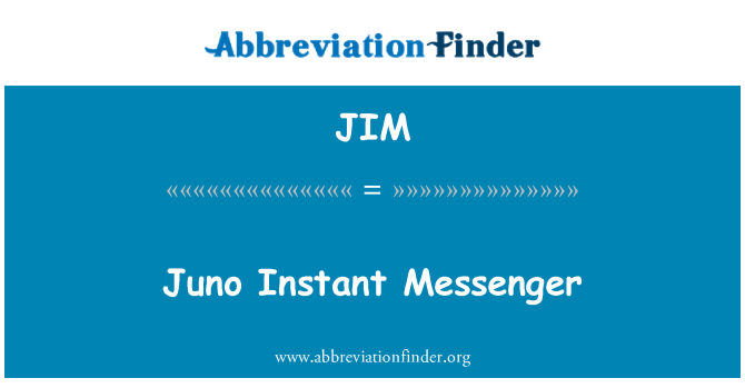 JIM: Juno Instant Messenger