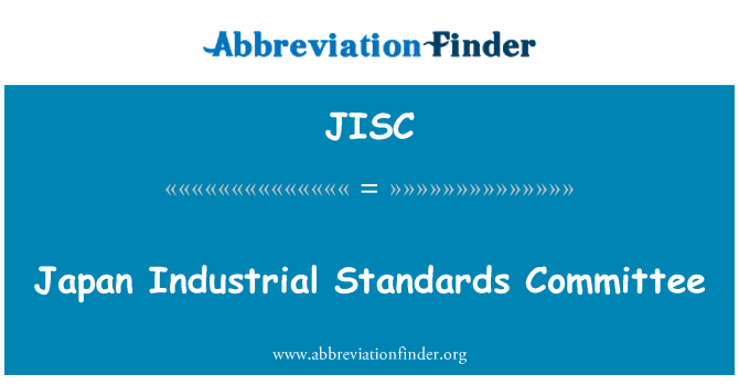 JISC: Jawatankuasa standard industri Jepun