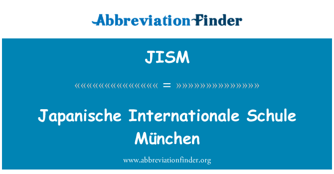 JISM: Japanische Internationale Schule München
