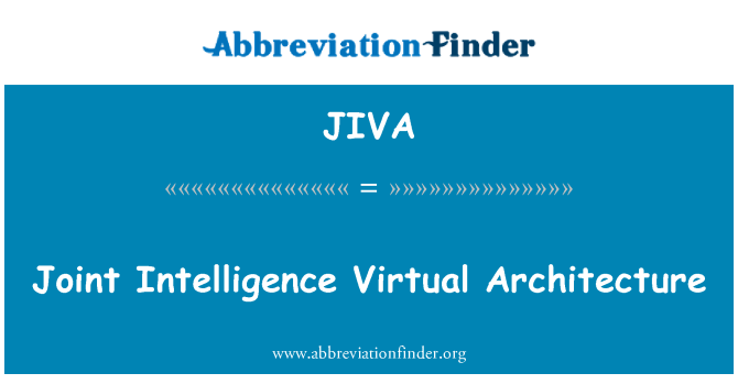 JIVA: Achitekti Virtuel entèlijans commune