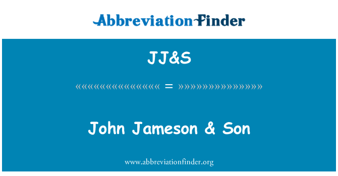 JJ&S: John Jameson & iben