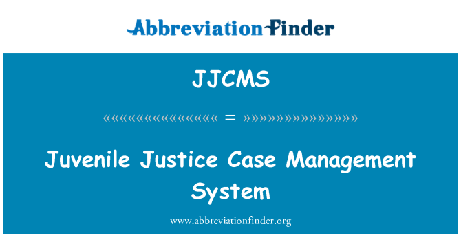 JJCMS: Sistema de gerenciamento de caso de justiça juvenil