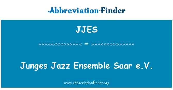 JJES: Junges džiazo ansamblis Saar e.V.