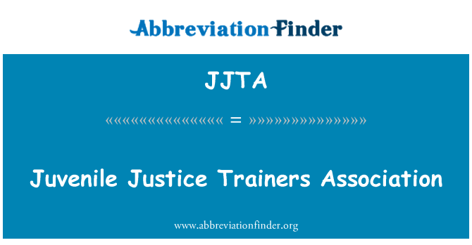 JJTA: Associazione degli addestratori di giustizia giovanile