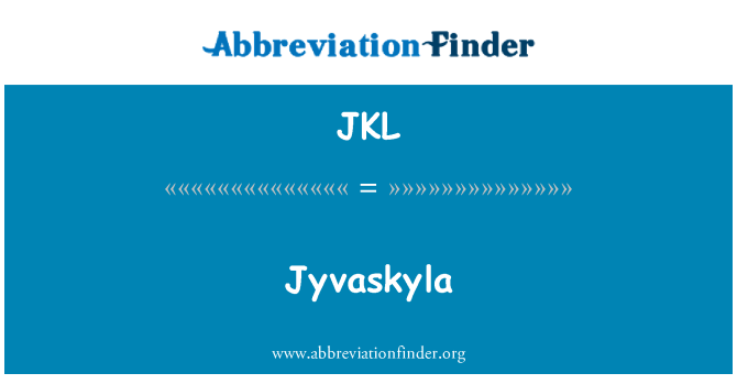 JKL: Jyväskylä