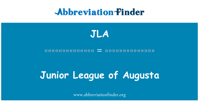 JLA: Junior League of Augusta