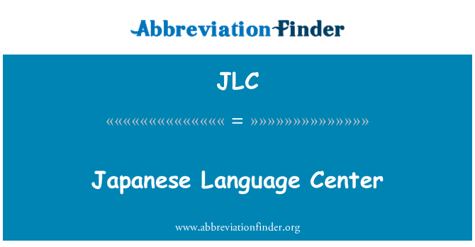 JLC: Japanese Language Center