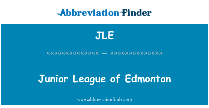 JLE: Junior League of Edmonton
