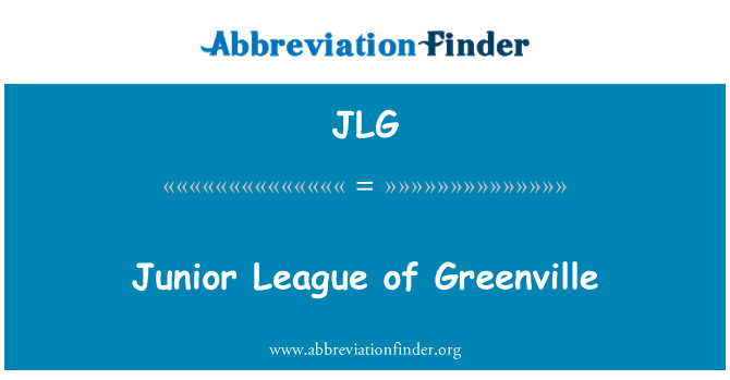 JLG: Juniorske ligaške Greenville