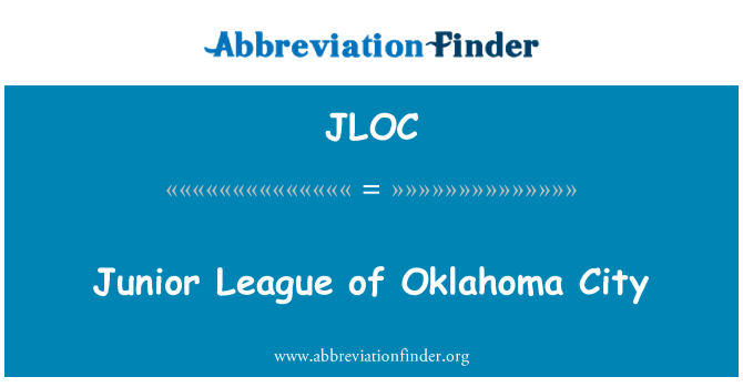 JLOC: Junior League von Oklahoma City