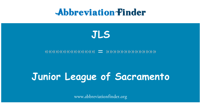 JLS: Junior League of Sacramento