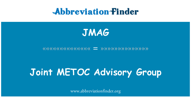 JMAG: 聯合 METOC 諮詢組