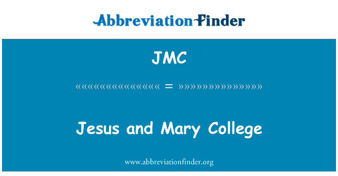 JMC: Jėzaus ir Marijos koledžo
