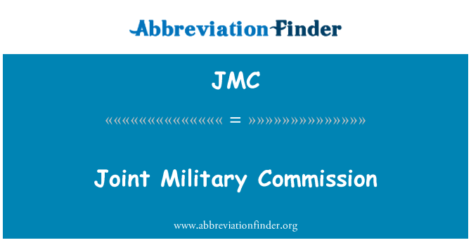 JMC: کمیسیون مشترک نظامی