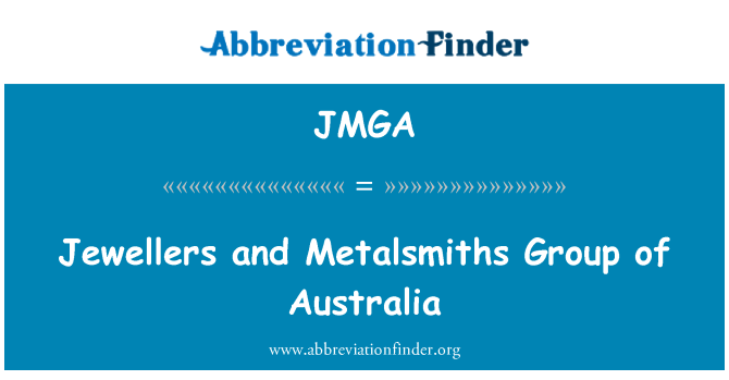 JMGA: Jewellers u grupp ta ' Metalsmiths ta ' l-Awstralja