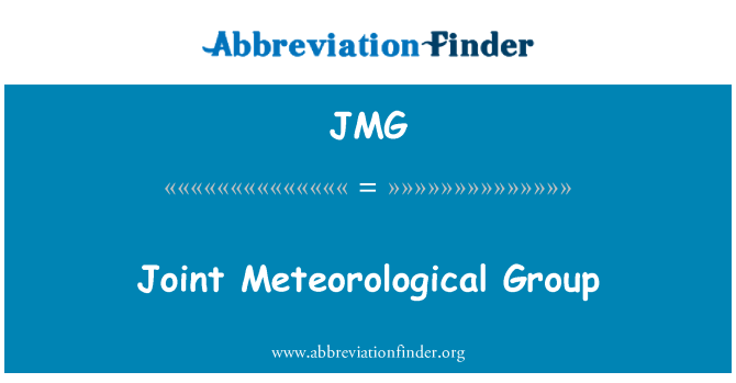 JMG: Grupp Konġunt meteoroloġiċi