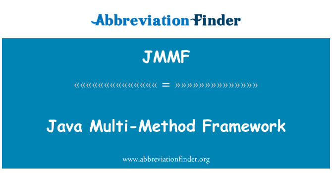 JMMF: Java 多方法框架