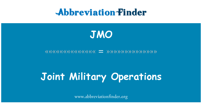 JMO: Совместные военные операции