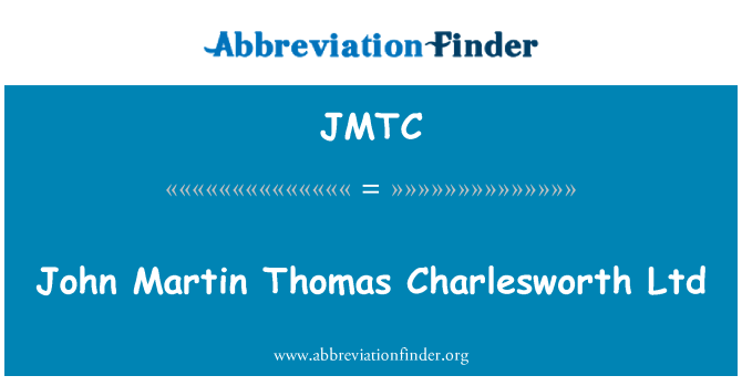 JMTC: John Martin Thomas Charlesworth Ltd