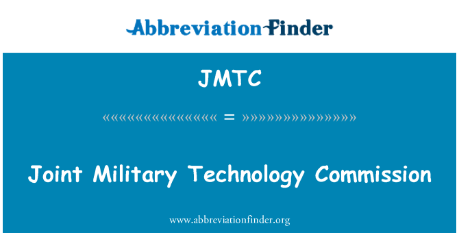 JMTC: Kummissjoni militari konġunta tat-teknoloġija