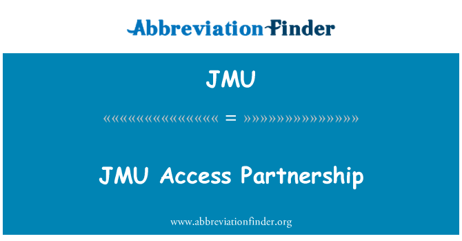 JMU: JMU dostęp partnerstwa