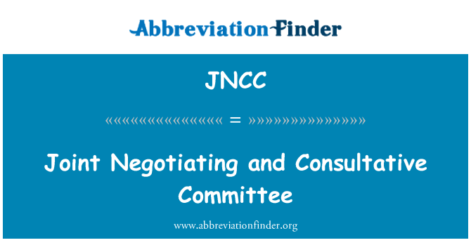 JNCC: مشترکہ مذاکرات اور مشاورتی کمیٹی