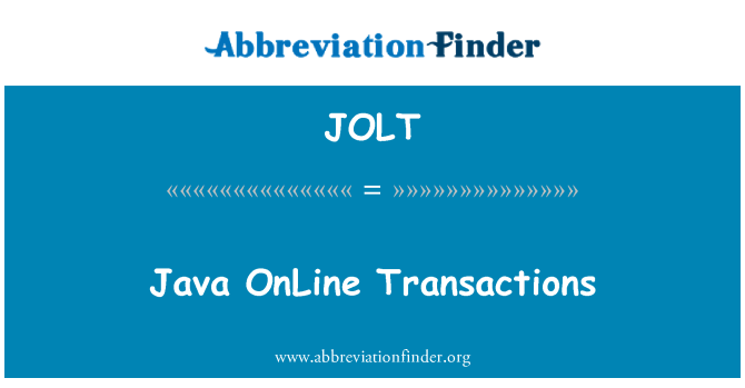 JOLT: Transaksi OnLine Jawa