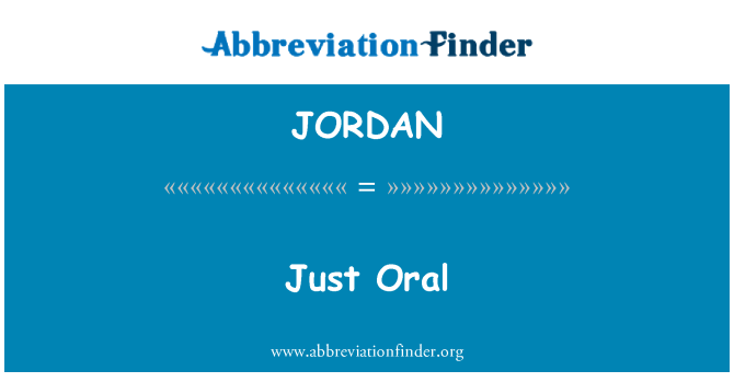 JORDAN: Tikai Iekšķīgai