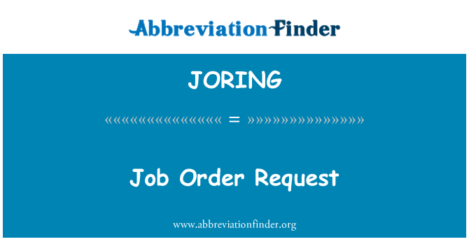JORING: Mande lòd travay