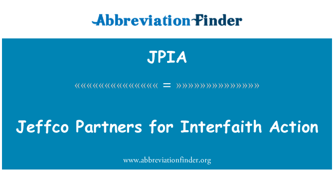 JPIA: Jeffco partner per azione interreligiosa