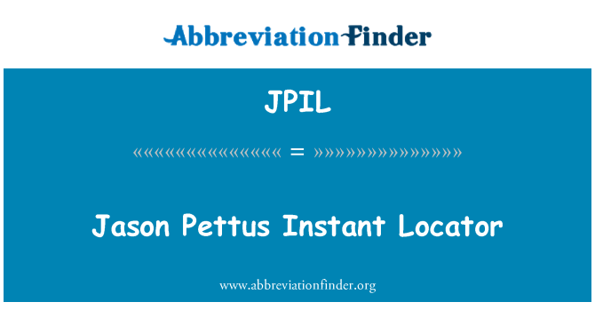 JPIL: Instante de Pettus Jason localizador
