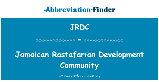 JRDC: ชุมชนพัฒนา Rastafarian จาเมกา