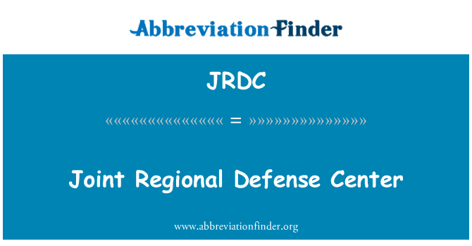 JRDC: Centrul Regional de apărare comune