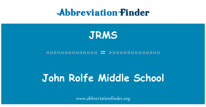 JRMS: 约翰 · 罗尔夫中学